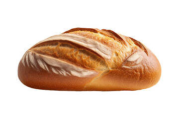 Isolated bread style png with white background generative IA
