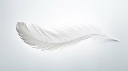 floating abstract white