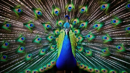 Fototapeta premium colorful green blue