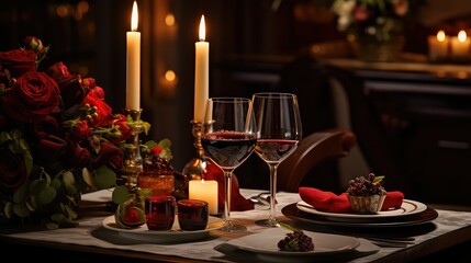 romantic red wine