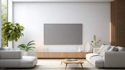room tv screen on wall