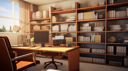 desk office furniture plan