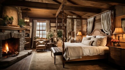 charm wood bedroom