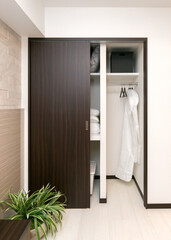 洋室の収納庫、住宅設備