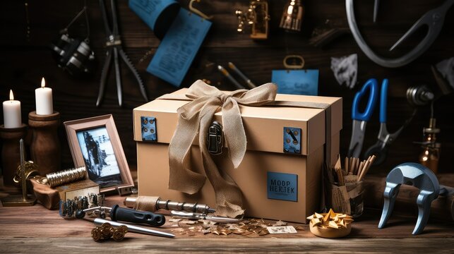 card fathers day gift box