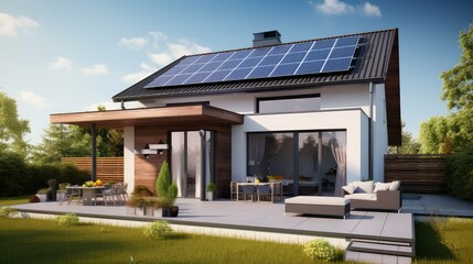 energy solar panel houses