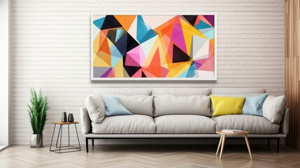 print wall art mockup