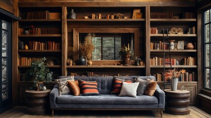 warmth wood cabin wall