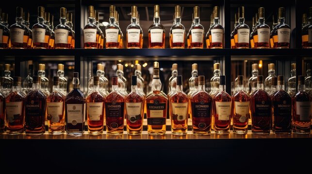 liquor hennessy bottle