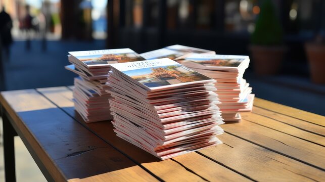 passersby flyer on table