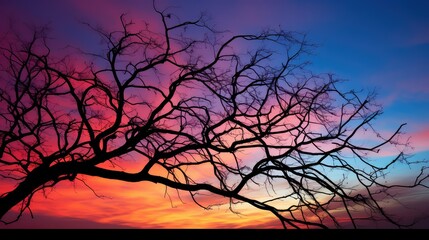 sunsky tree branch silhouette