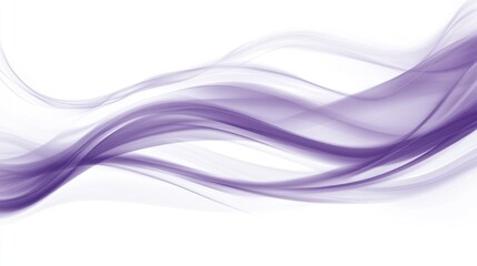 A smooth, flowing abstract design in shades of purple, conveying elegance and motion.