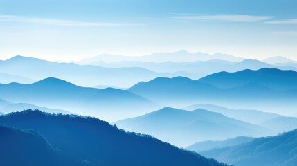 Fototapeta premium tranquility blue color scheme