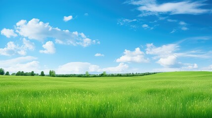 Obraz premium landscape presentation green