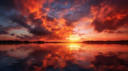 Naklejka premium divine fire of god