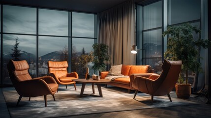 Fototapeta premium cozy hdri office