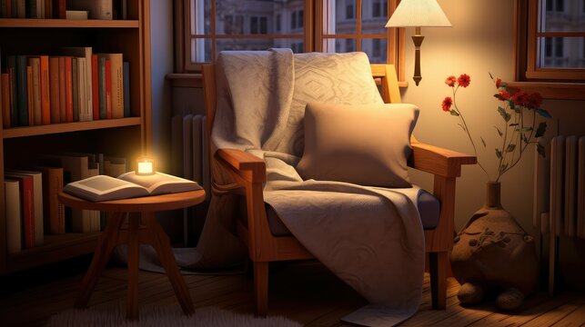 corner books on a desk