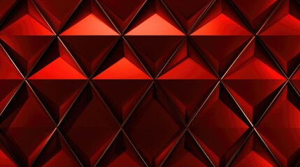 shapes geometric background red