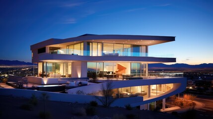 Obraz premium windows las vegas houses