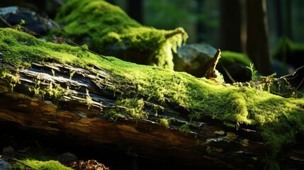 moss wood bark