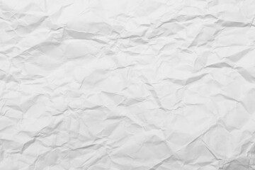 White Paper Texture background. Crumpled white paper abstract shape background with space paper recycle for text