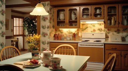 vintage 1980s kitchen
