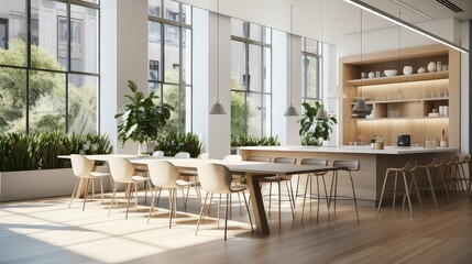 employees break room office