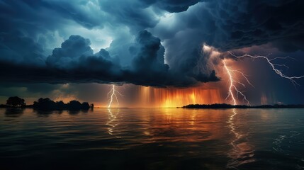 lightning air fire earth water