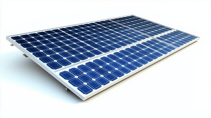 High-Tech Solar Cell with Intricate Grid Pattern