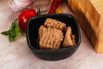 Liver Pate spread in the bowl