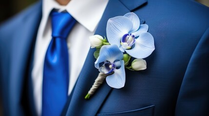 bloom blue wedding flowers