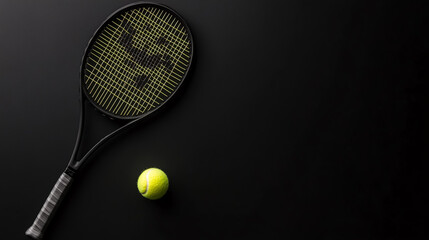 Tennis Serve During Match. Man Tennis Player Playing Throwing Ball in the Air Serving Playing on Hard Indoor Court Panoramic Banner: A panoramic shot of a male tennis player serving the ball