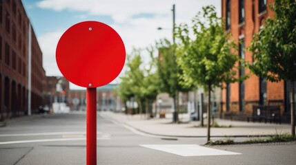 location red circle mark