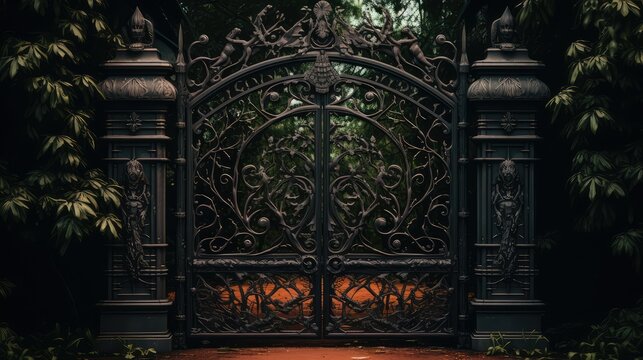 mysterious metal black