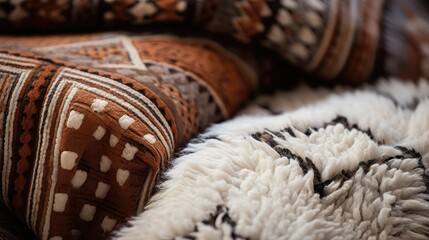 Obraz premium rug moroccan texture