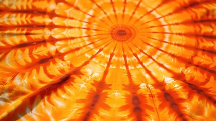 Fototapeta premium trendy orange tie dye