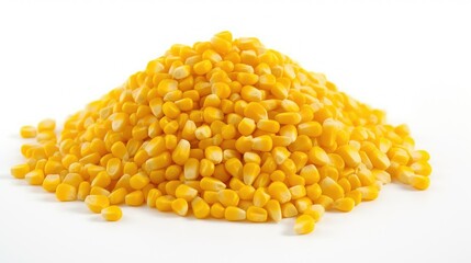 texture corn isolated on white