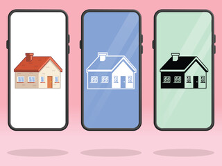 Smartphone House Building Personal Property Assets