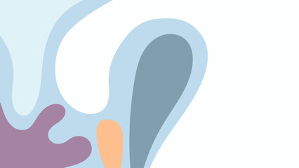 ABSTRACT BACKGROUND COLORFUL WITH HAND DRAWN SHAPES FLAT DESIGN VECTOR TEMPLATE FOR WALLPAPER, COVER DESIGN, HOMEPAGE DESIGN