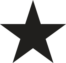 Obraz premium black star vector file