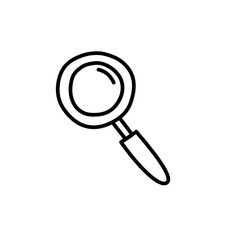 magnifying glass doodle