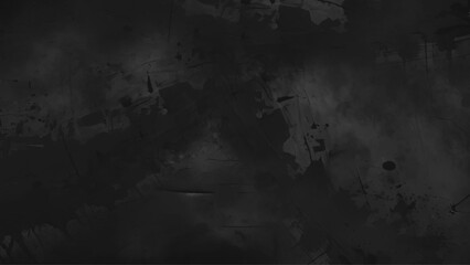 Elegant black background vector illustration with vintage distressed grunge texture. Vector dark concrete texture. Stone wall background.