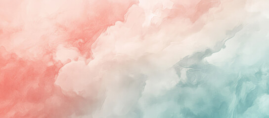 Obraz premium Soft abstract gradient background blending red and teal hues with smooth flowing texture