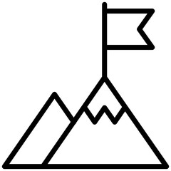 mountain flag icon