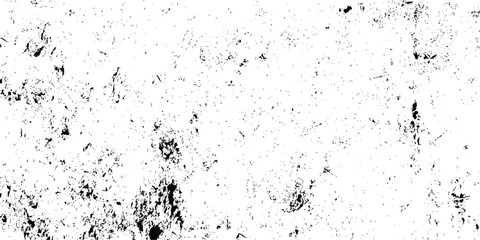 Grunge black and white vector background. Gloomy monochrome texture of cracks, scuffs. Pattern of chips and scratches