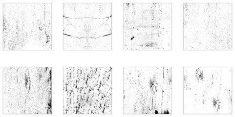 Grunge Urban Backgrounds set.Texture Vector.Dust Overlay Distress Grain ,Simply Place illustration over any Object to Create grungy Effect