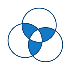 Chart Blue Icon. Business Statistics, Diagrams and Graphs Icon Editable Stroke Vector Illustration
