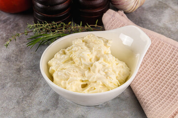 Italian soft young cheese stracciatella