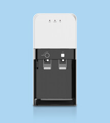 new modern ai high technology luxury beautiful electronic product design hydrogen water filter machines on white background for house kitchen and restaurant