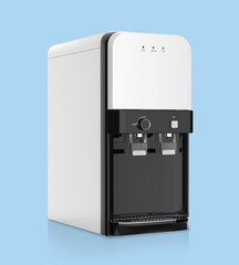 new modern ai high technology luxury beautiful electronic product design hydrogen water filter machines on white background for house kitchen and restaurant